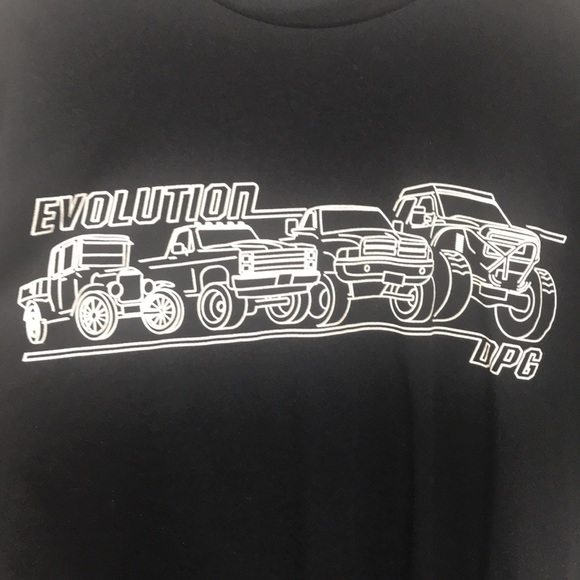 DPG Diesel Power Gear Evolution Men’s 2XL Black T-Shirt White Truck Graphics - Picture 5 of 6